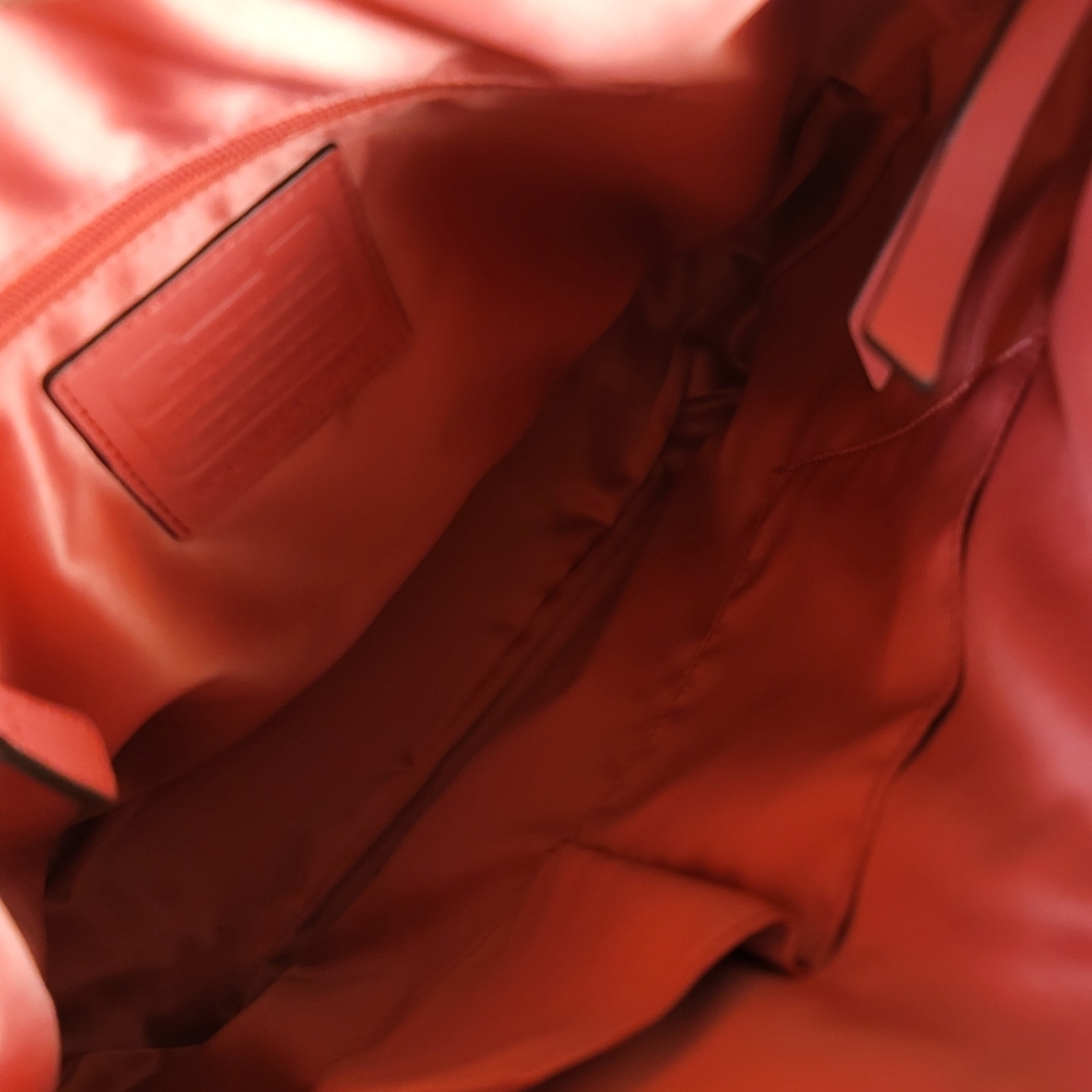 Coach Smooth Leather Color Block Shoulder Bag - image 7